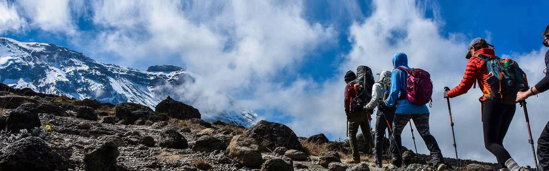 High-altitude terrain on Mount Kilimanjaro